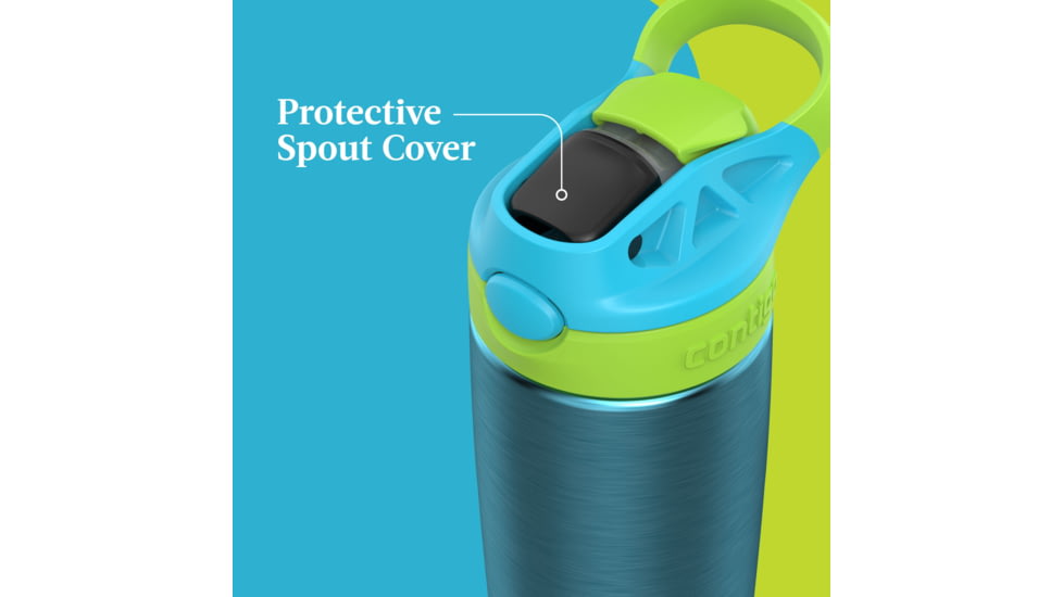Contigo Asclnbl Bottle, 13 oz, Blue Raspberry Cool Lime, 13, CTSSASCLN2513-6