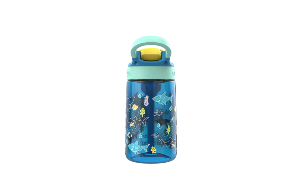 Contigo Asclnbl PP 2PK Bottle, 14 oz, Juni Dino Blupp Shrk, 14, CTPLASCLN2514-31