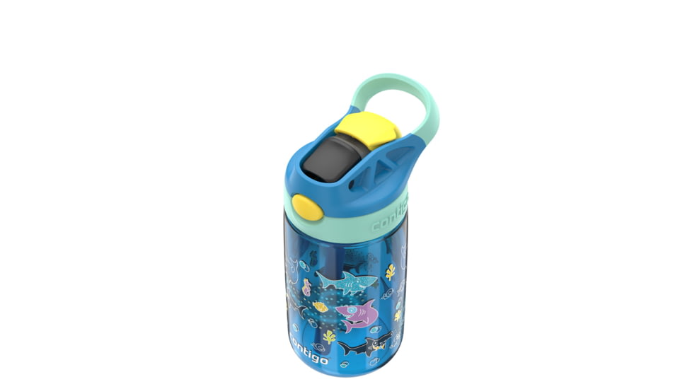 Contigo Asclnbl PP 2PK Bottle, 14 oz, Juni Dino Blupp Shrk, 14, CTPLASCLN2514-31