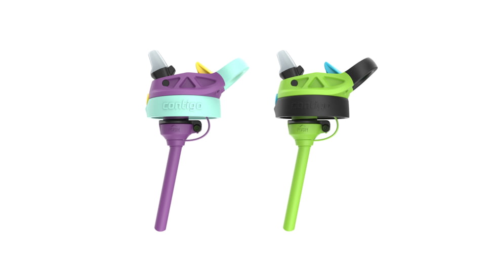 Contigo Asclnbl PP 2PK Bottle, 14 oz, Mermaids Video Games, 14, CTPLASCLN2514-37