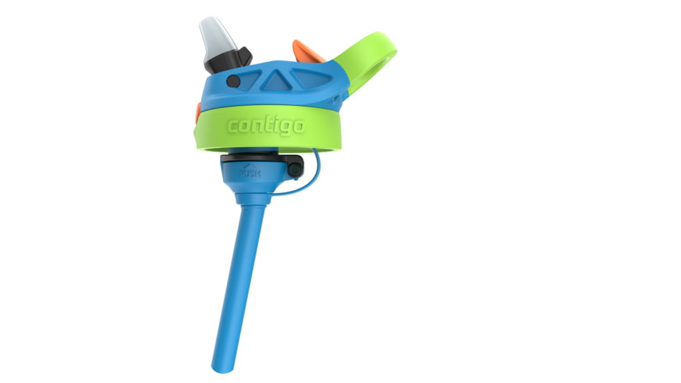 Contigo Asclnbl PP Bottle, 14 oz, Blue Poppy Cool Lime, 14, CTPLASCLN2514-27