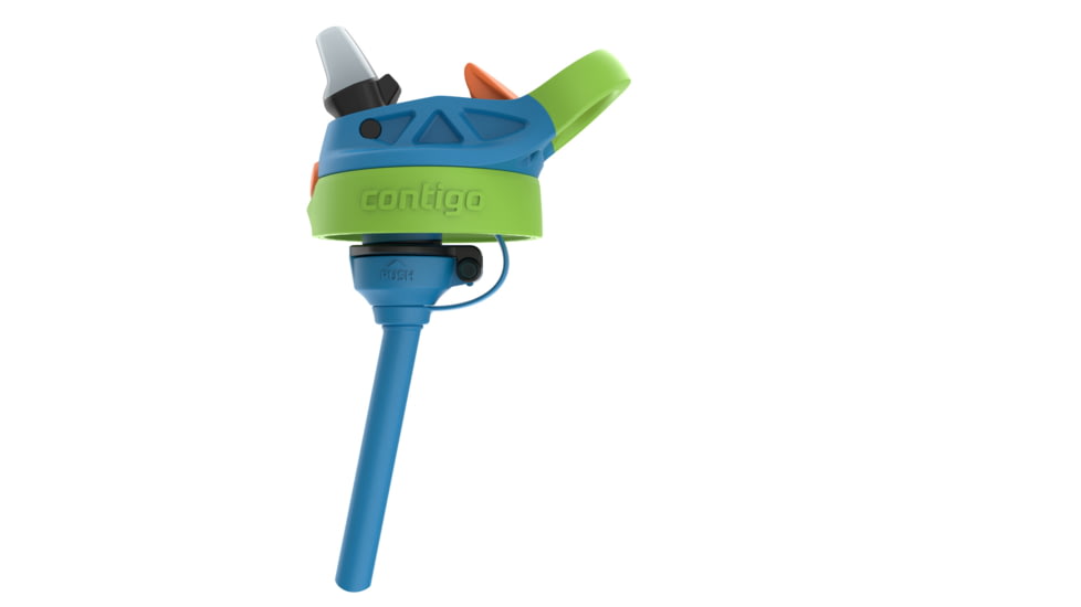 Contigo Asclnbl PP Bottle, 14 oz, Blue Poppy Squishies, 14, CTPLASCLN2514-16