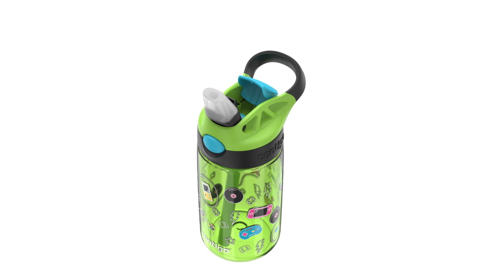 Contigo Asclnbl PP Bottle, 14 oz, Cool Lime Video Games, 14, CTPLASCLN2514-24
