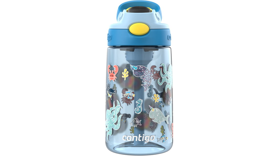 Contigo Asclnbl PP Bottle, 14 oz, Glacier Aquatic Life, 14, CTPLASCLN2514-25