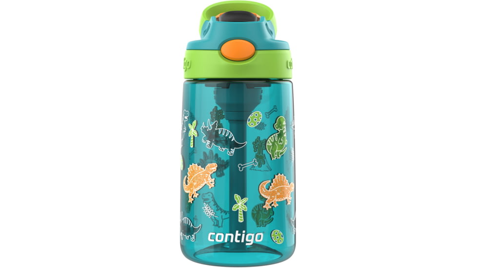 Contigo Asclnbl PP Bottle, 14 oz, Juniper Dinos, 14, CTPLASCLN2514-18