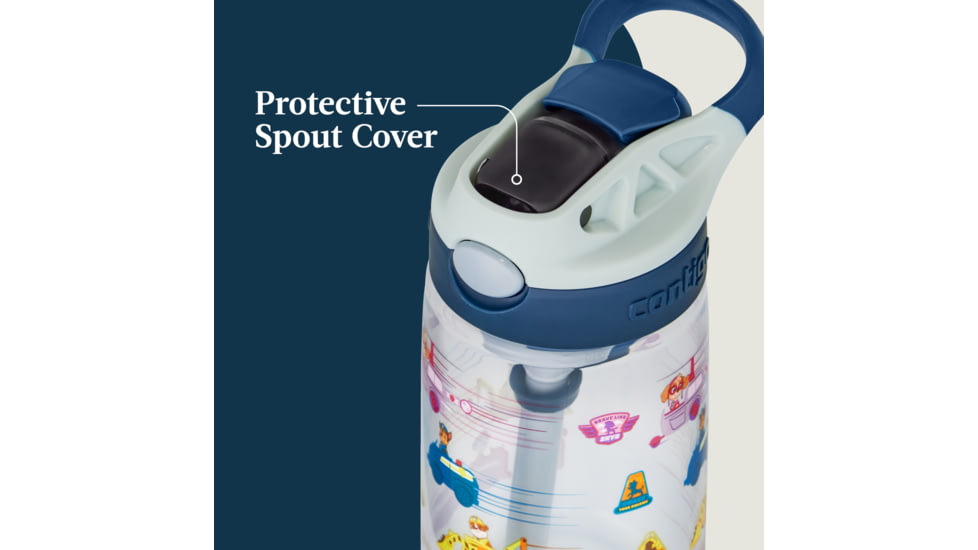 Contigo Asclnbl PP Bottle, 14 oz, Pawpatrol 2Pk, 14, CTPLASCLN2514-15