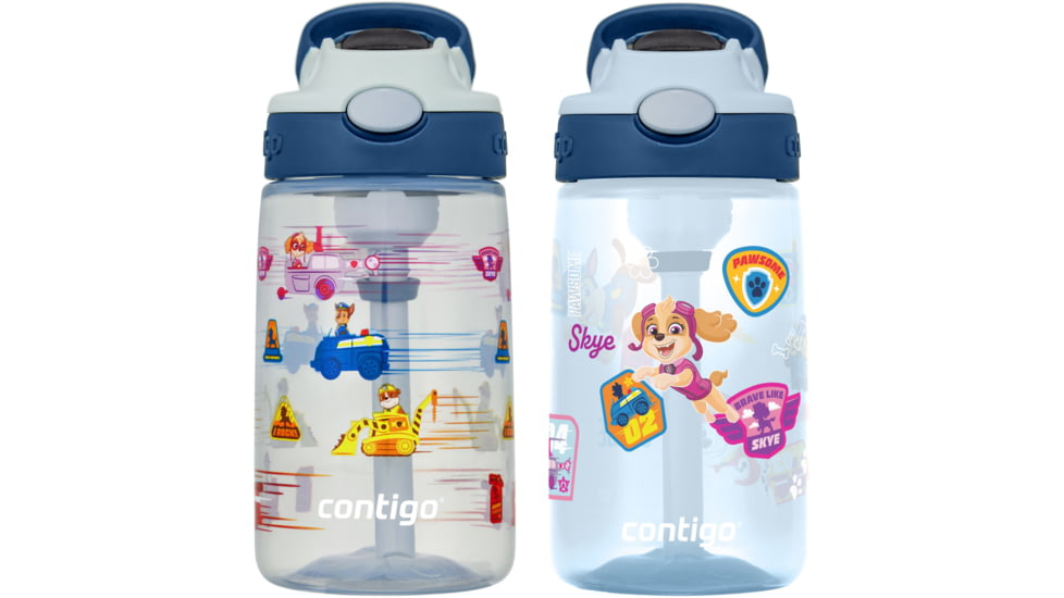 Contigo Asclnbl PP Bottle, 14 oz, Pawpatrol 2Pk, 14, CTPLASCLN2514-15