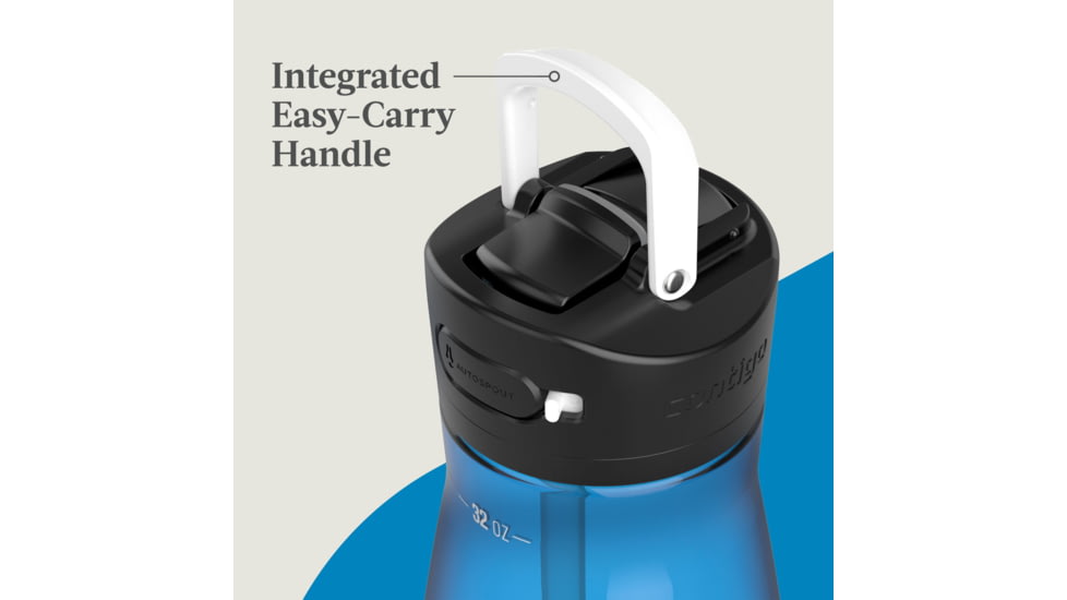 Contigo Ashland 2.0 Bottle, 32 oz, Blue Poppy, 32, CTPLASHLND2032-5