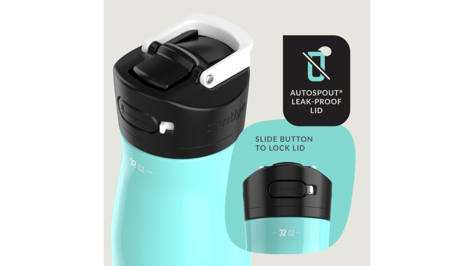 Contigo Ashland Chill 2.0 Bottle, 32 oz, Jade Vine, 32, CTSSASHLCH2032-2