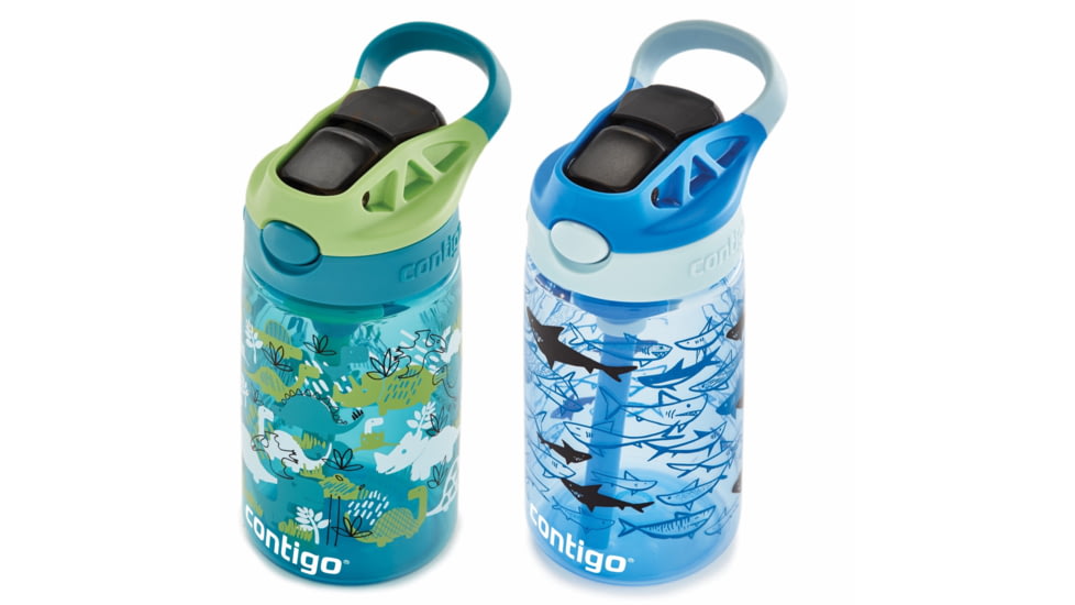 Contigo Cleanable PP, 2 Pack, 14 oz, Dinos Sharks, 14, CTPLASCLN2514-40