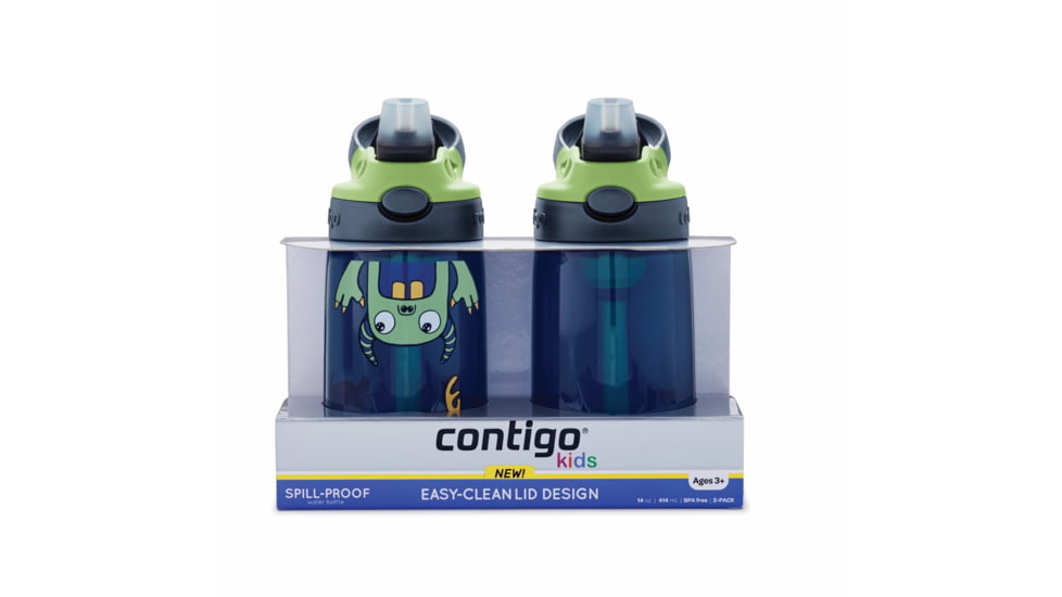 Contigo Cleanable PP, 2 Pack, 14 oz, Monsters Blueberry, 20, CTPLASCLN2514-1