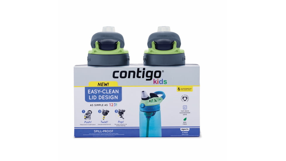 Contigo Cleanable PP, 2 Pack, 14 oz, Monsters Blueberry, 20, CTPLASCLN2514-1