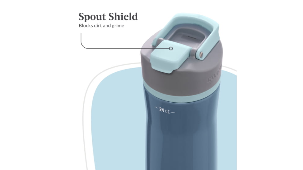Contigo Clybourn Chill Bottle, 24 oz, Dark Ice, 24, CTSSCLYBOURN24-1