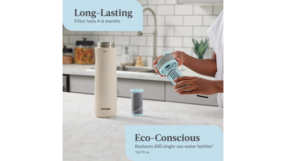 Contigo Clybourn Chill Bottle, 24 oz, Salt, 24, CTSSCLYBOURN24-2