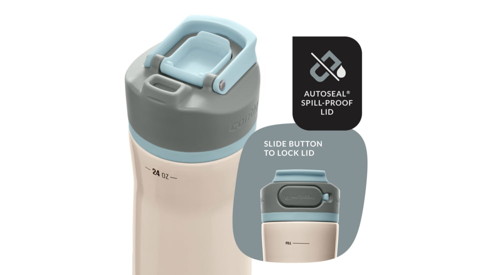 Contigo Clybourn Chill Bottle, 24 oz, Salt, 24, CTSSCLYBOURN24-2