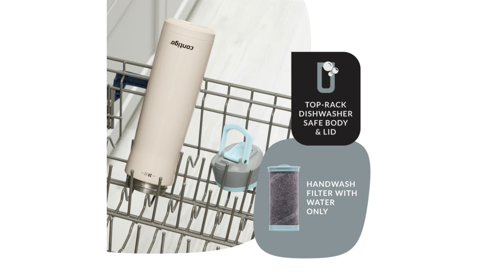 Contigo Clybourn Chill Bottle, 24 oz, Salt, 24, CTSSCLYBOURN24-2