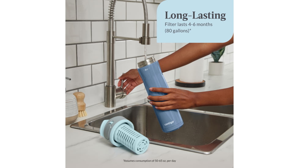 Contigo Clybourn Replacement Filter Purity, White, 24, CTCLYBOURNFILT