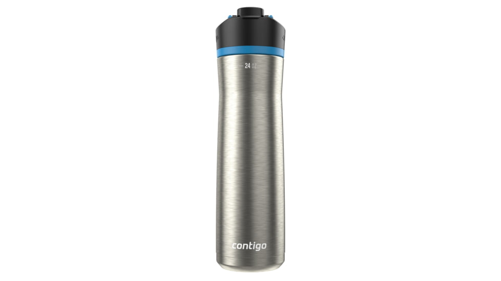 Contigo Cortland Chill 2.0 Stainless Steel Bottle, 24 oz, Blue Poppy, 24, CTSSCORTCH2024-9