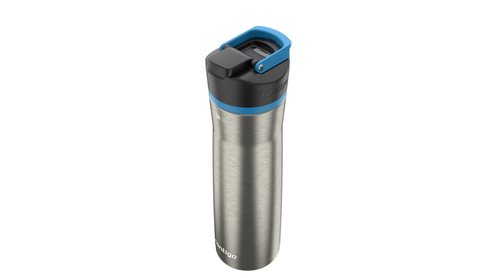 Contigo Cortland Chill 2.0 Stainless Steel Bottle, 24 oz, Blue Poppy, 24, CTSSCORTCH2024-9