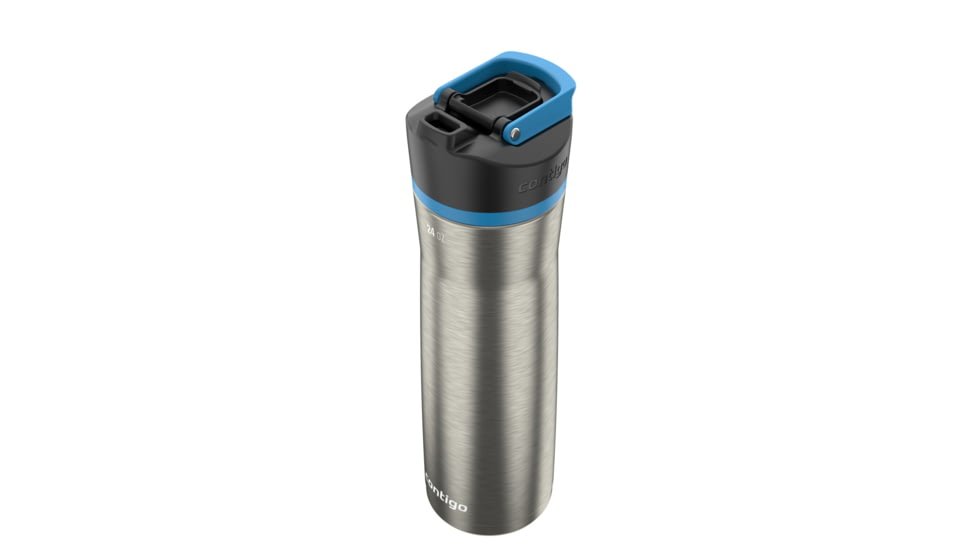 Contigo Cortland Chill 2.0 Stainless Steel Bottle, 24 oz, Blue Poppy, 24, CTSSCORTCH2024-9