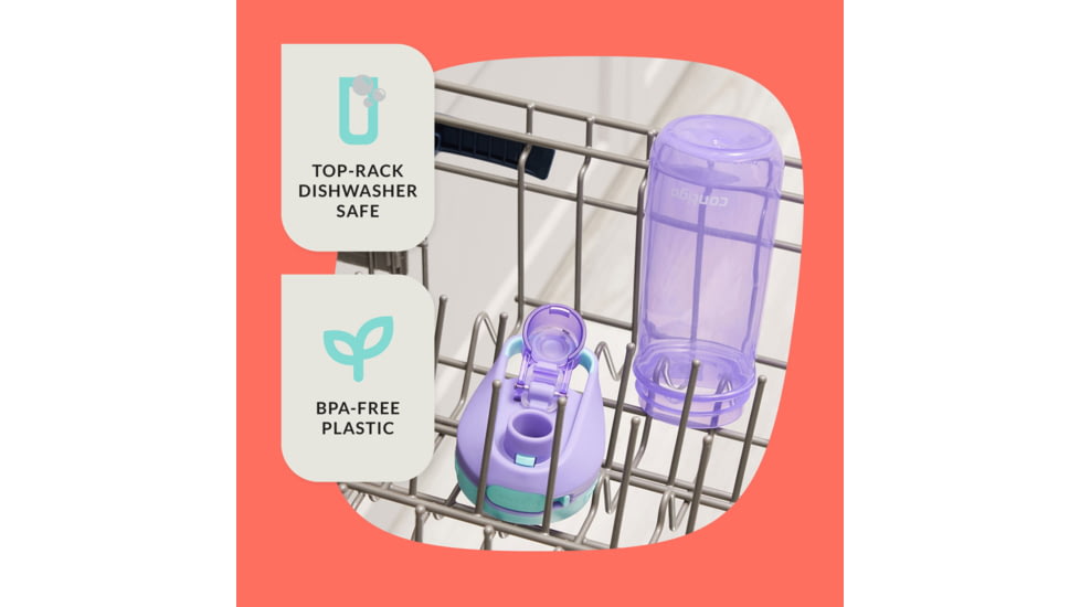 Contigo Jessie Autopop 2 Pack, 14 oz, Blupoppy Amthst, 14, CTPLJESSPPP14-3
