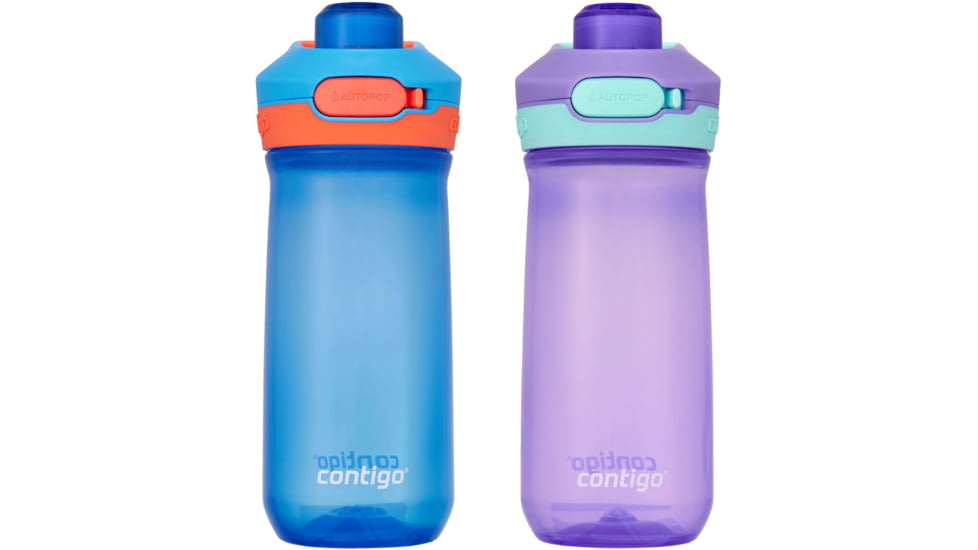 Contigo Jessie Autopop 2 Pack, 14 oz, Blupoppy Amthst, 14, CTPLJESSPPP14-3