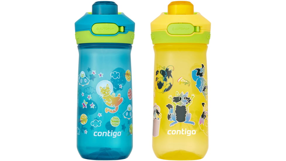 Contigo Jessie Autopop 2 Pack, 14 oz, Space Trashpanda, 14, CTPLJESSPPP14-4