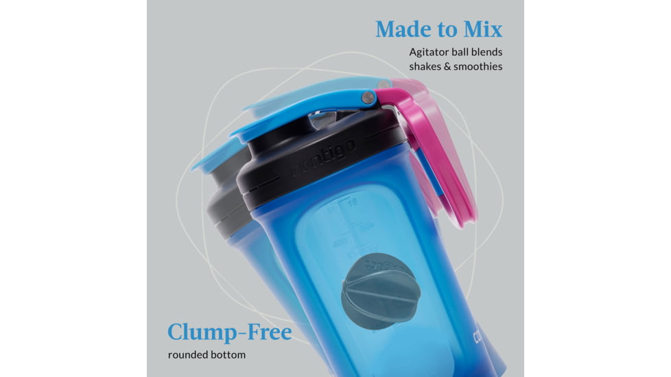 Contigo Shake N Go Fit 2.0 PP, 20 oz, Blue Poppy, 20, CTPLSGFPPO2020-2