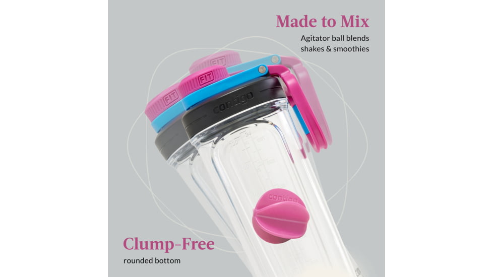 Contigo Shake N Go Fit 2.0 Tri, 28 oz, Blue Poppy, 28, CTPLSGFTRC2028-1