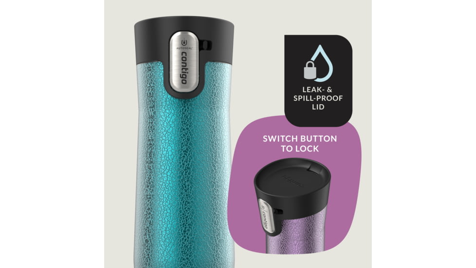 Contigo West Loop 3.0, 2 Pack, 20 oz, Crystal Pansy Juniper, 20, CTSSWL3020-3