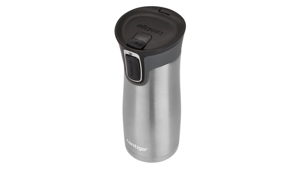 Contigo West Loop, Stainless Steel, 16 oz, Black Button, 16, CTSSWL2016-10