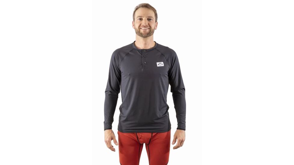 Corbeaux Ajax Henley - Mens, Black