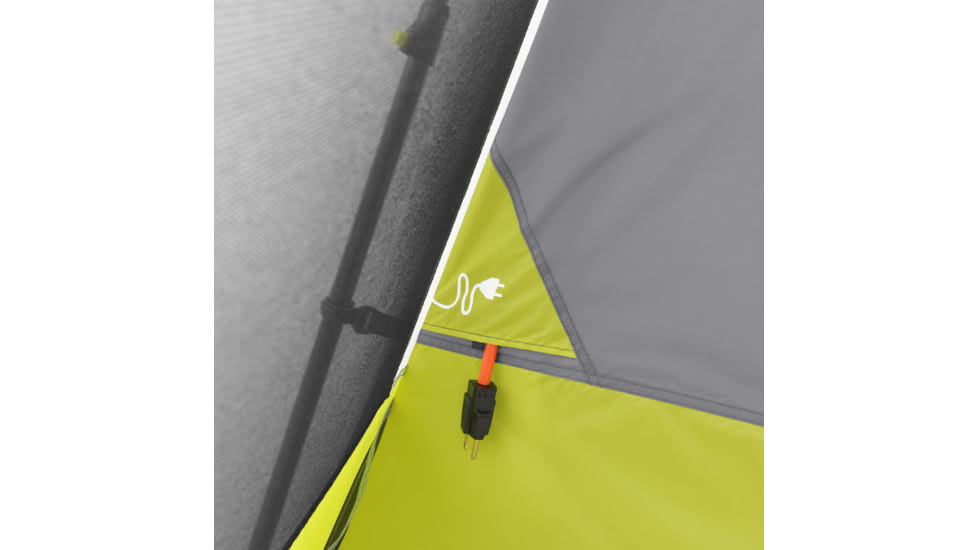 Core Equipment 10 Person Instant Cabin Tent w/Screen Room, Green/Grey, 40036