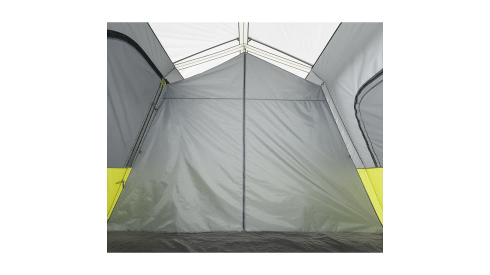 Core Equipment 10 Person Instant Cabin Tent w/Screen Room, Green/Grey, 40036