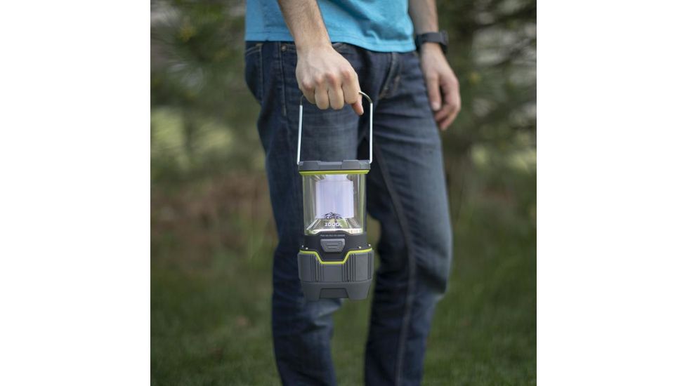 Core Equipment 1000 Lumen Rechargeable Lantern, Gray, 4.7 x 4.7 x 8.6 in, 40033