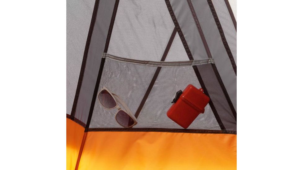Core Equipment 11 Person Extended Dome Tent, Orange/Gray, 18 x 9 ft, 40081