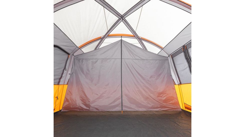 Core Equipment 12 Person Straight Wall Tent, Orange/Gray, 16 x 11 ft, 40082