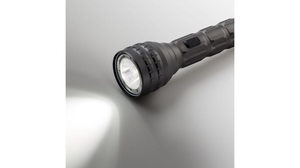 Core Equipment 1250 Lumen Multi-Color LED Flashlight, Gray, 11.3 x 1.5 x 2.6 in, 40012