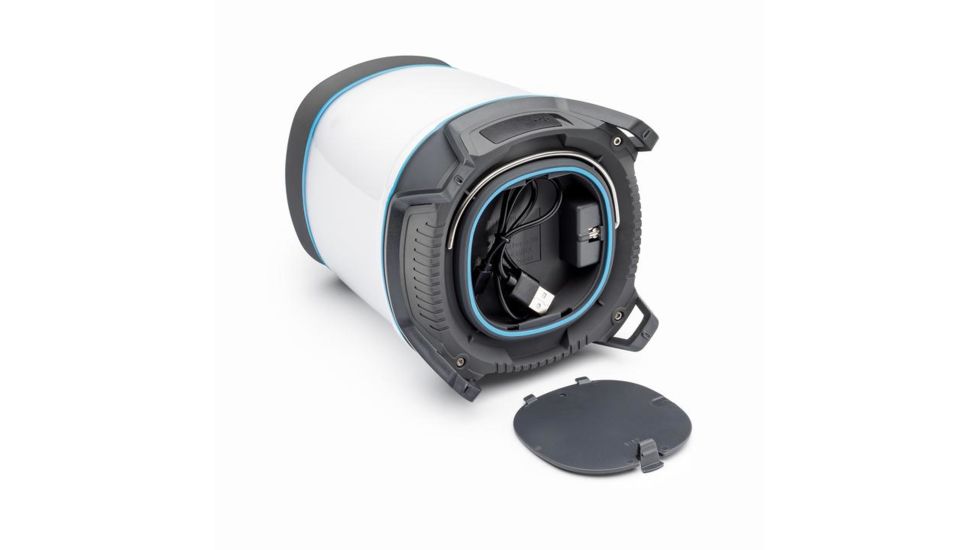 Core Equipment 1250 Lumen Rechargeable Bluetooth Speaker Lantern, Gray, 5.4 x 5.4 x 6.9 in, 40078