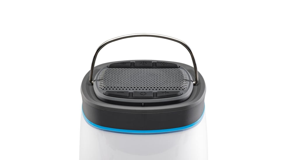 Core Equipment 1250 Lumen Rechargeable Bluetooth Speaker Lantern, Gray, 5.4 x 5.4 x 6.9 in, 40078