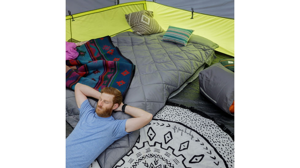 Core Equipment 20 Deg Oversized Sleeping Bag, Grey, Extra Large, 40024