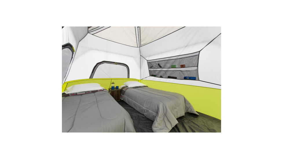 Core Equipment 6 Person Instant Cabin Tent, Green/Grey, 40161