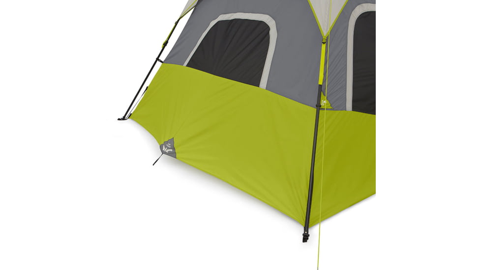 Core Equipment 6 Person Instant Cabin Tent, Green/Grey, 40161