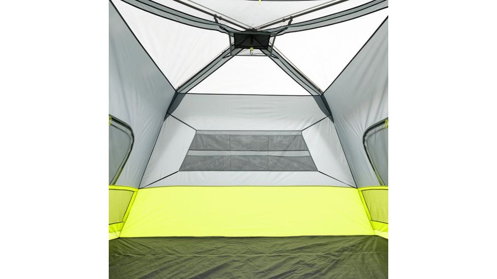 Core Equipment 6 Person Instant Cabin Tent with Awning, Green/Gray, 11 x 9 ft, 40059