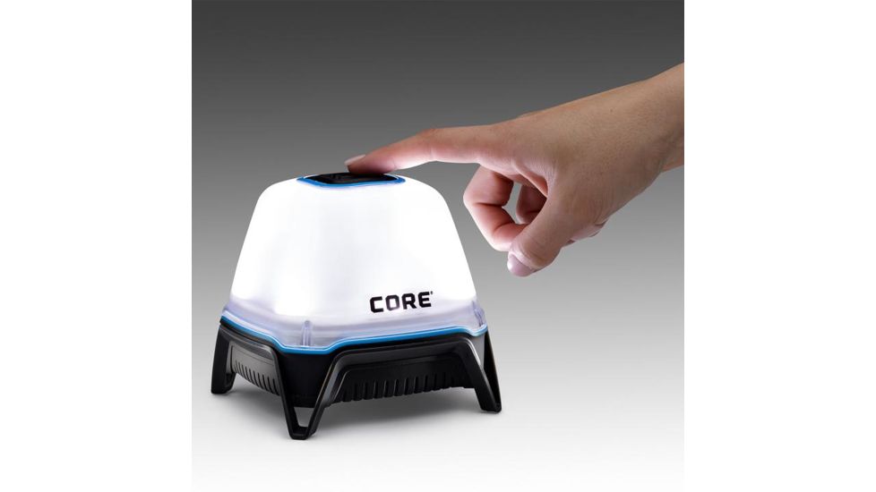 Core Equipment 750 Lumen Rechargeable Lantern, Gray, 4.3 x 4.3 x 4.1 in, 40077