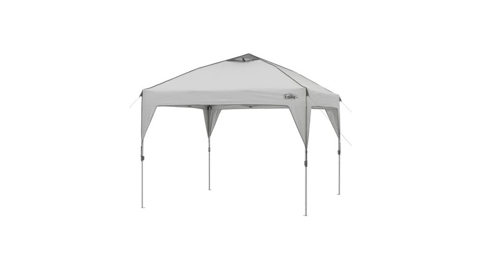 Core Equipment Instant Canopy, Gray, 10x10 ft, 40017