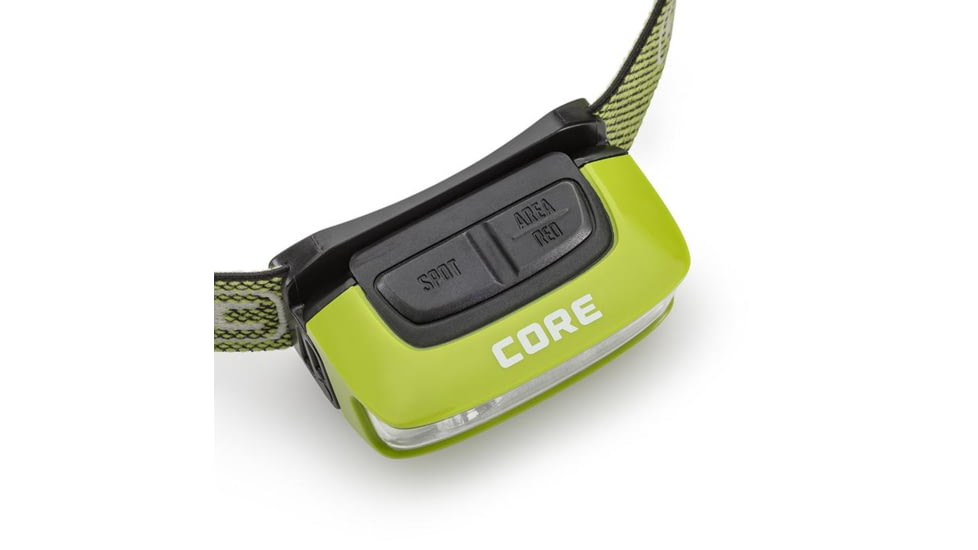Core Equipment Multi-Color Sport Headlamp, 100 Lumen, Gray, 2.5 x 1.7 x 1.3 in, 40049