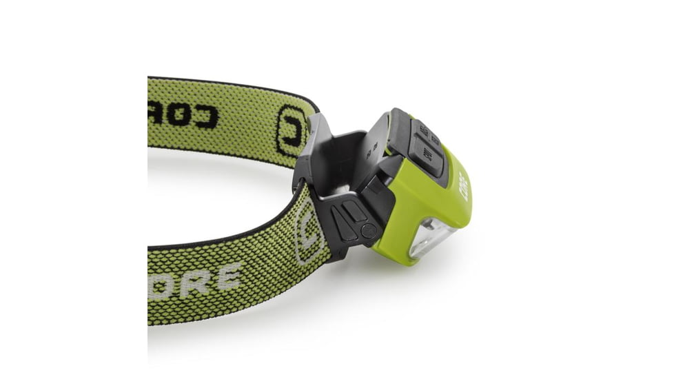 Core Equipment Multi-Color Sport Headlamp, 100 Lumen, Gray, 2.5 x 1.7 x 1.3 in, 40049