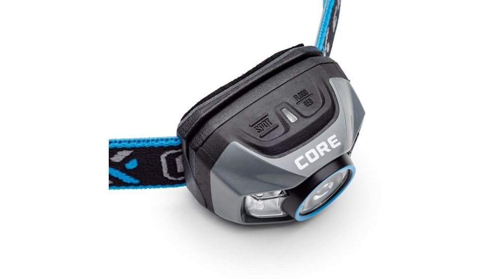 Core Equipment Rechargeable Headlamp, 300 Lumen, Gray, 2.2 x 1.5 x 1.7 in, 40079