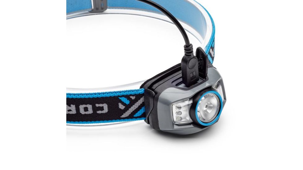 Core Equipment Rechargeable Headlamp, 300 Lumen, Gray, 2.2 x 1.5 x 1.7 in, 40079